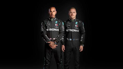 Mercedes reveal new all-black race suits for 2020 F1 season