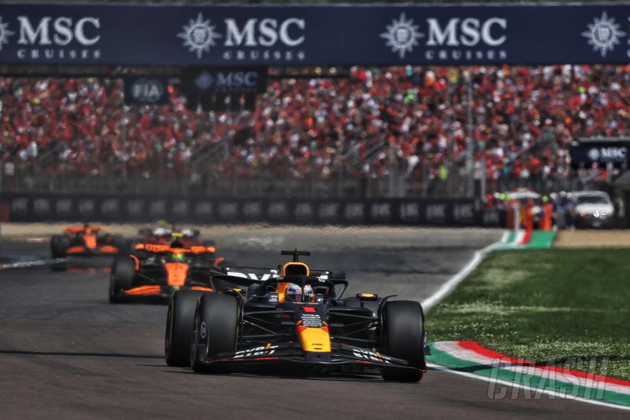 Max Verstappen resists late Lando Norris charge to return to winning ways at Imola