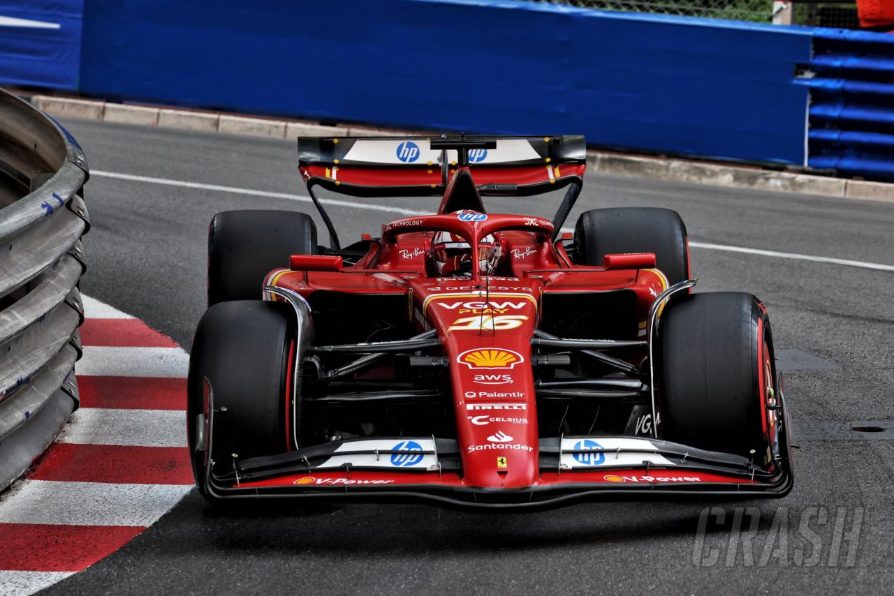 Charles Leclerc sets searing pace from Lewis Hamilton in second Monaco practice