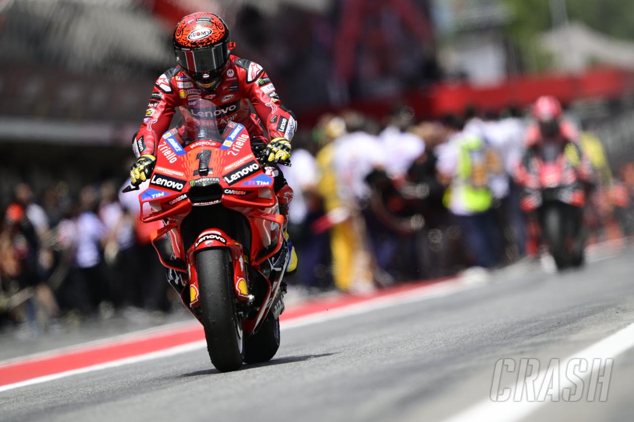 Catalunya MotoGP: Francesco Bagnaia picks off Jorge Martin for victory