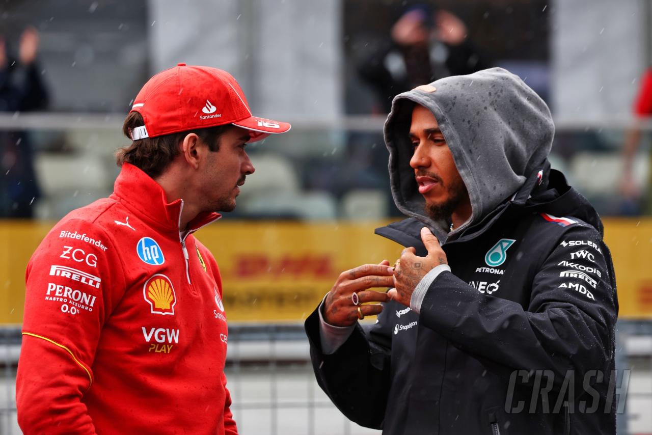 Is Lewis Hamilton asking Charles Leclerc for clues about Ferrari future?