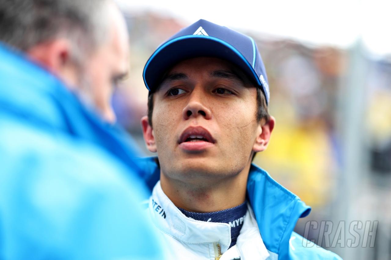 Alex Albon quizzed about potential teammate Carlos Sainz after their crash