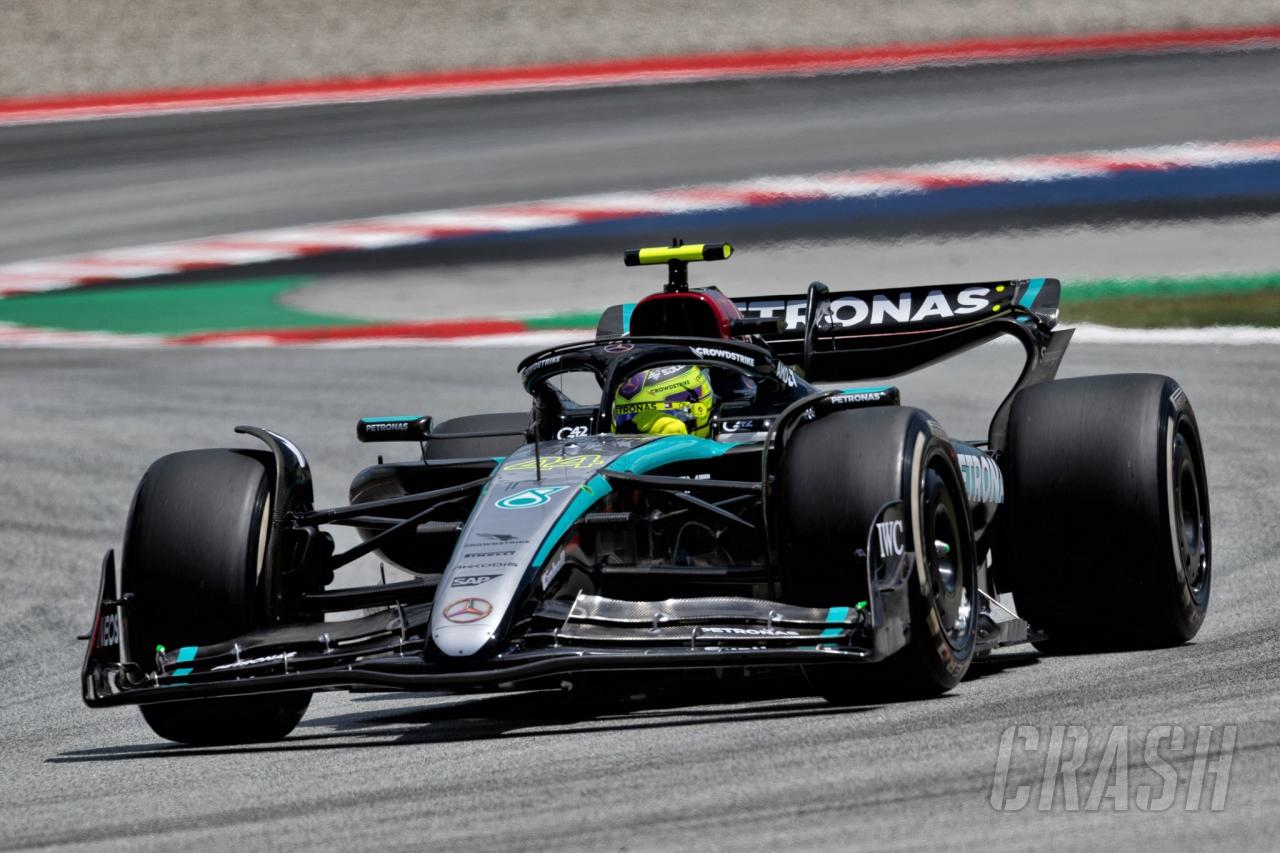 Lewis Hamilton tops tight second Spanish GP practice ahead of Carlos Sainz