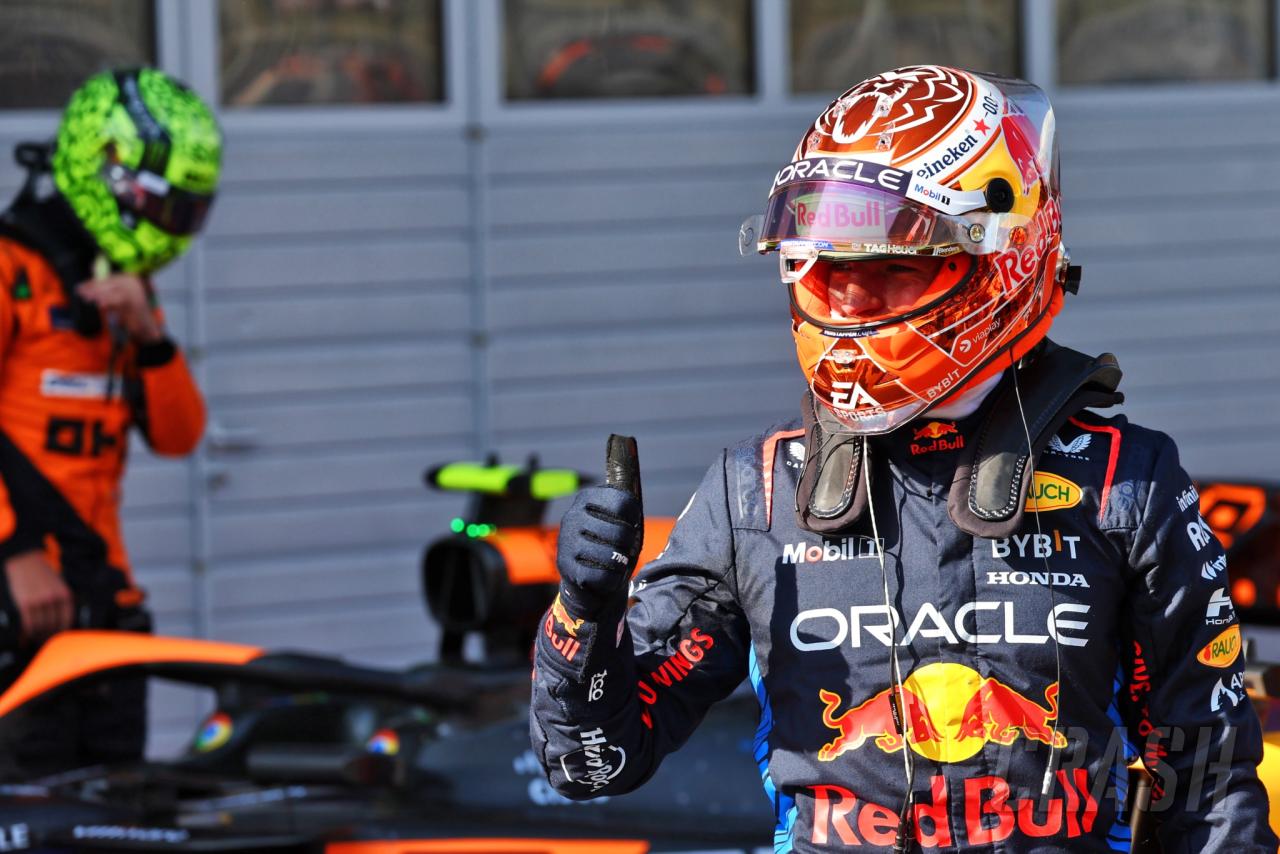 Max Verstappen narrowly beats Lando Norris to Austrian GP sprint pole