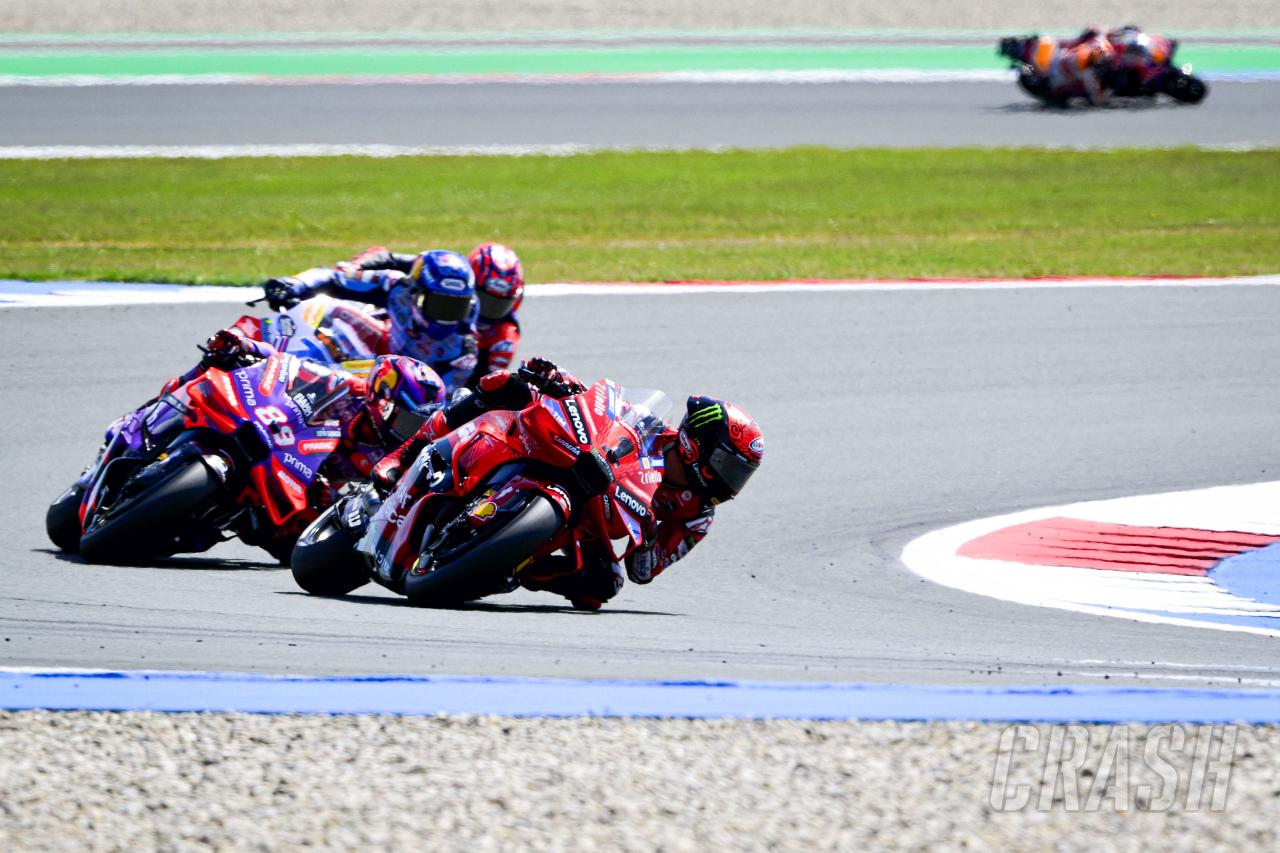 Dutch MotoGP: Francesco Bagnaia takes dominant sprint win, Marc Marquez crashes out