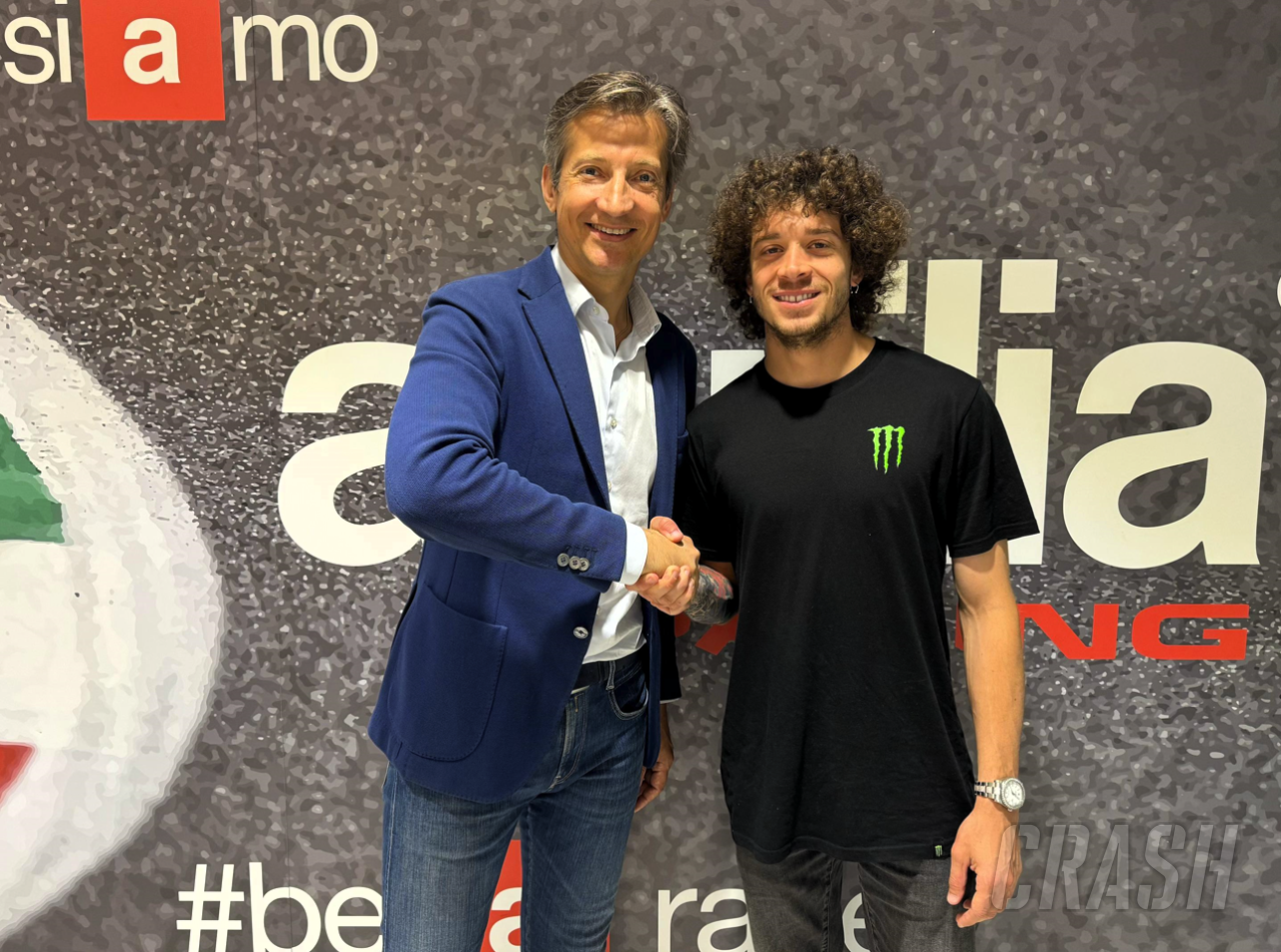 Official: Marco Bezzecchi to Aprilia for MotoGP 2025