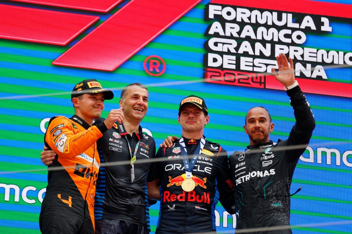İspanya Yarış Yarış: Verstappen kazandı, Norris ikinci, Hamilton podyumda!