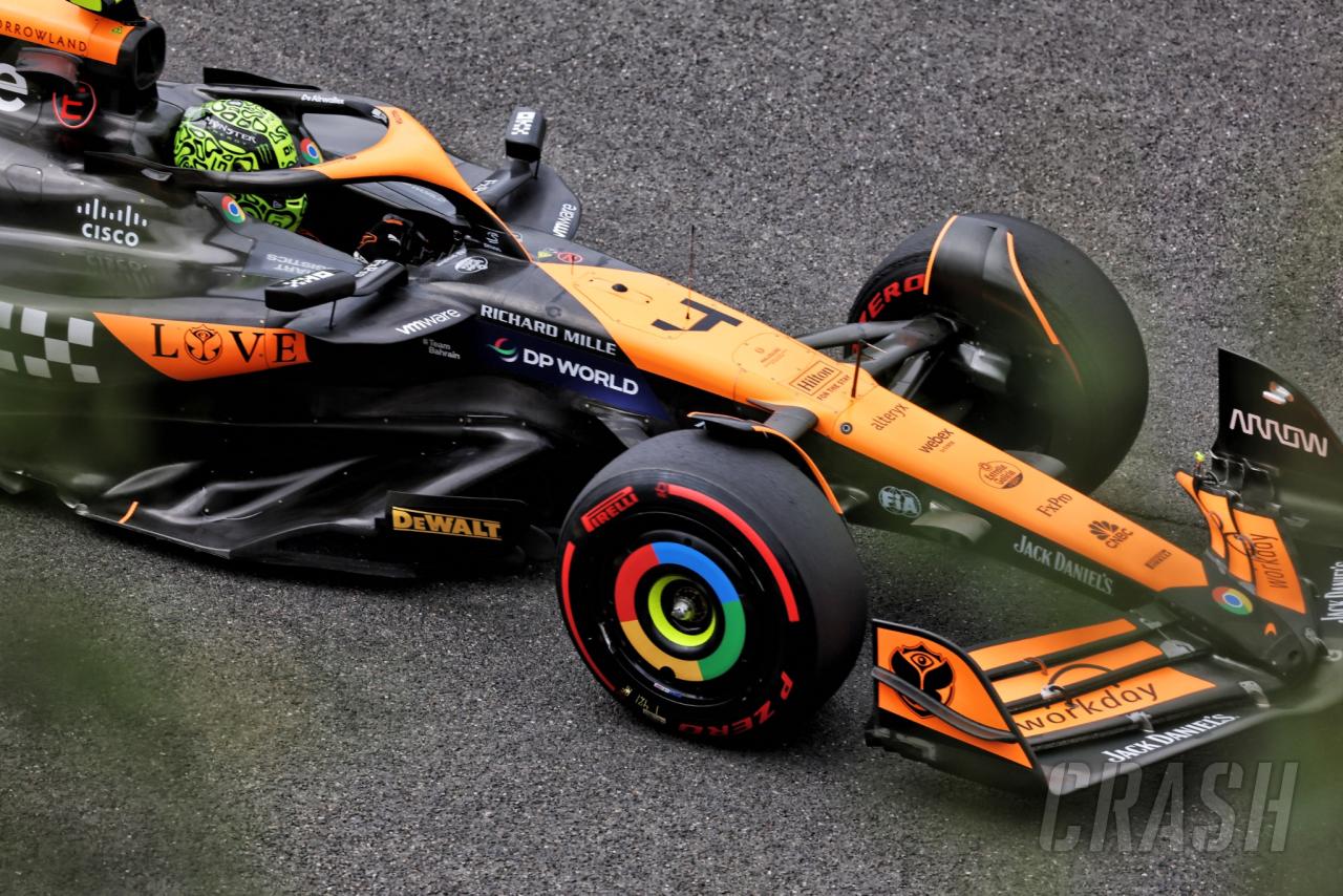 Lando Norris heads McLaren 1-2 in second Belgian GP practice