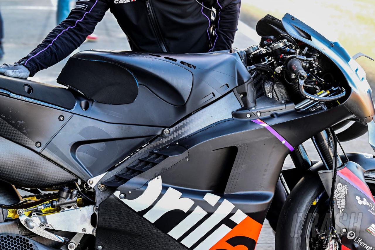 Aprilia carbon fibre MotoGP frame ‘still under development’ | 2027 GPS sharing ‘better for the spectacle’