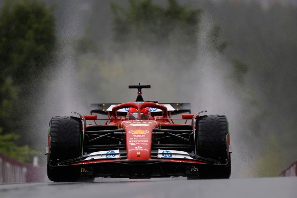 Belçika Yarış sıralama turları: Islak zeminde Verstappen en iyi zamanı yaptı, Leclerc pole’den başlayacak!